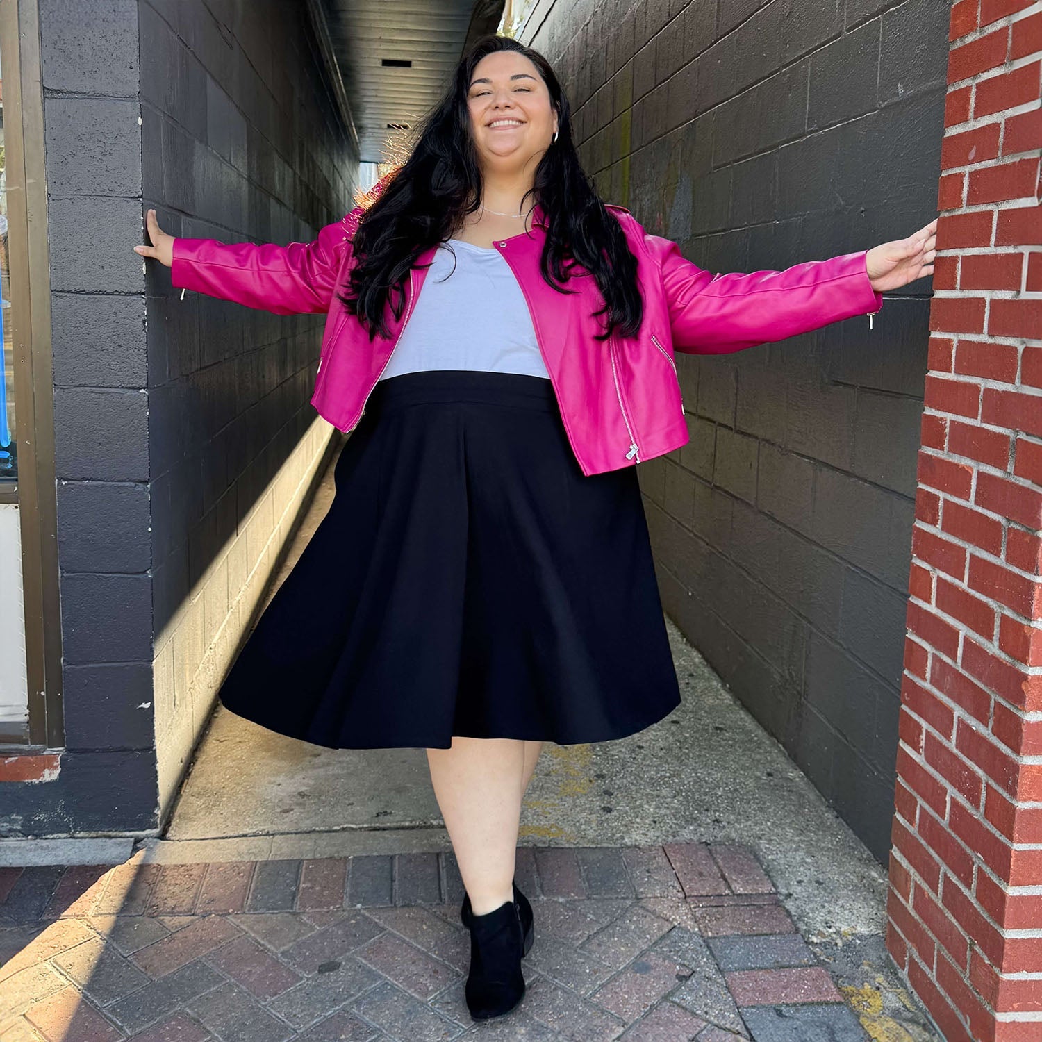 EMMA FLARE SKIRT - Code Black