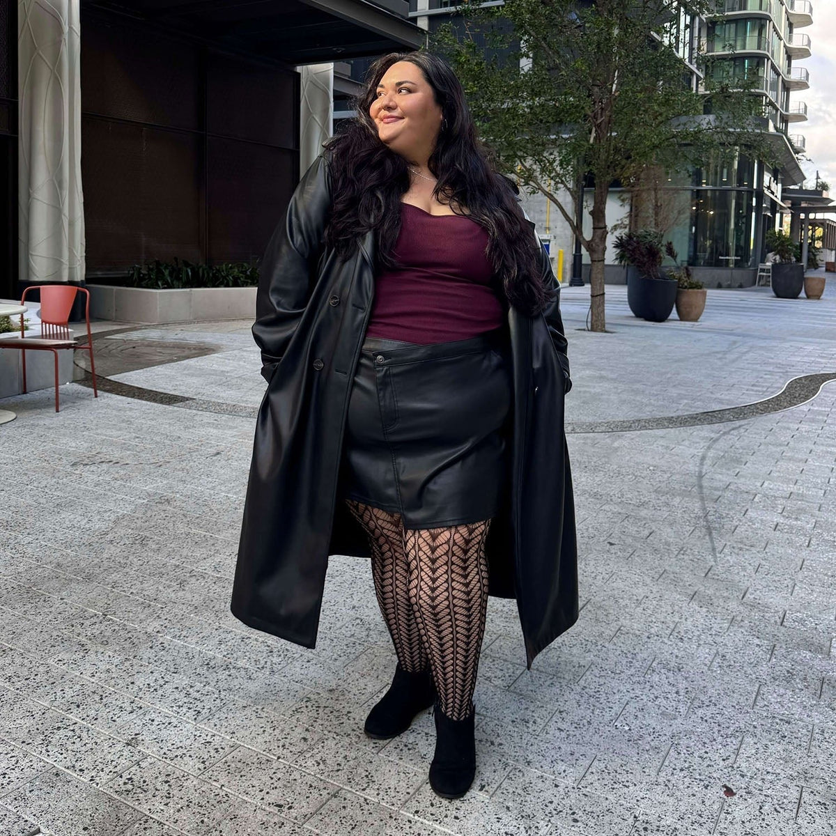 Fishnet Tights - Cecilia Payne - Black
