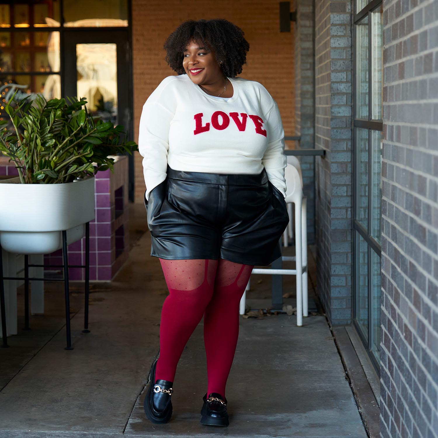 The Polka Blood Red Tights Clothes In Sizes 4-38 Snag