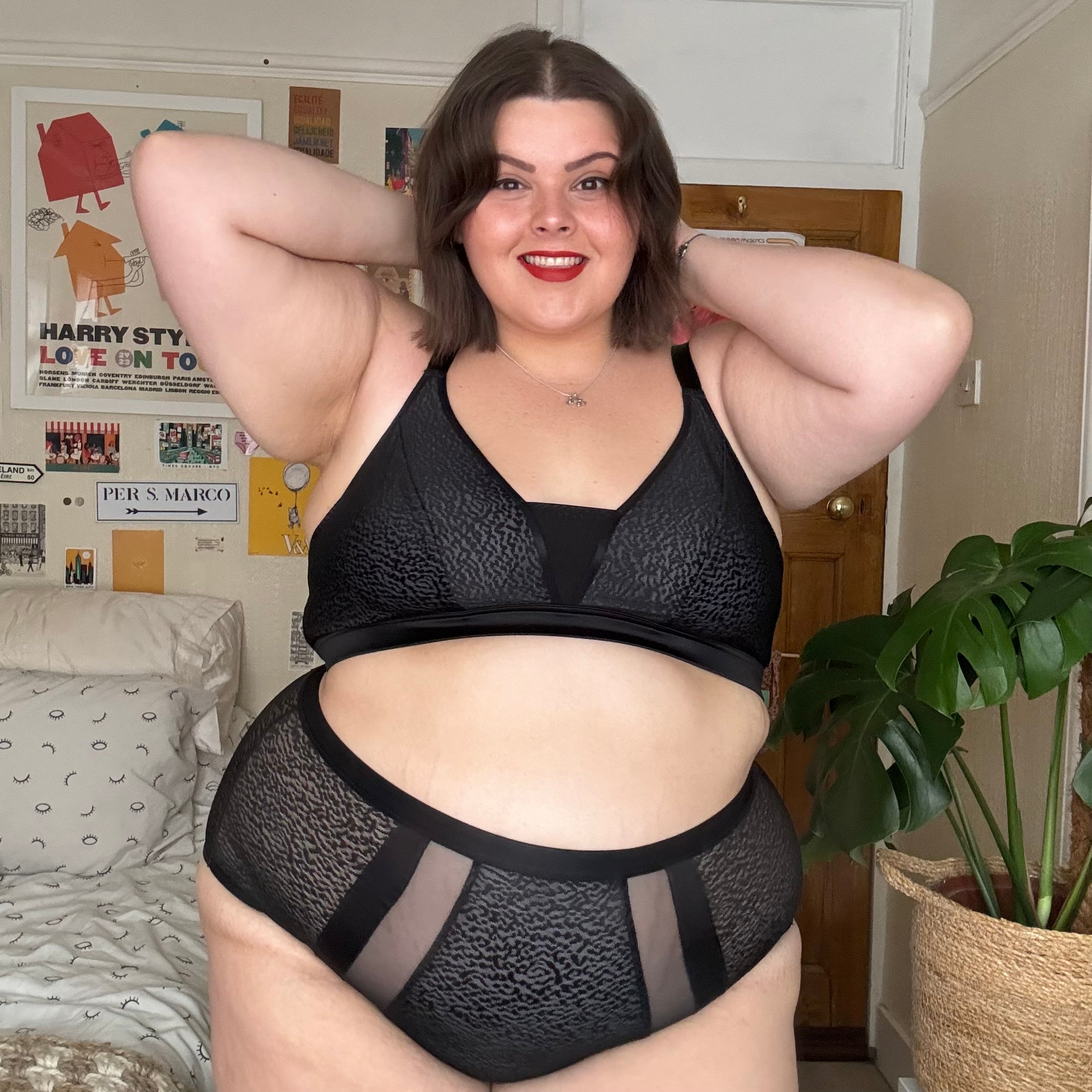 Organic Cotton Full Brief Knickers Leopard