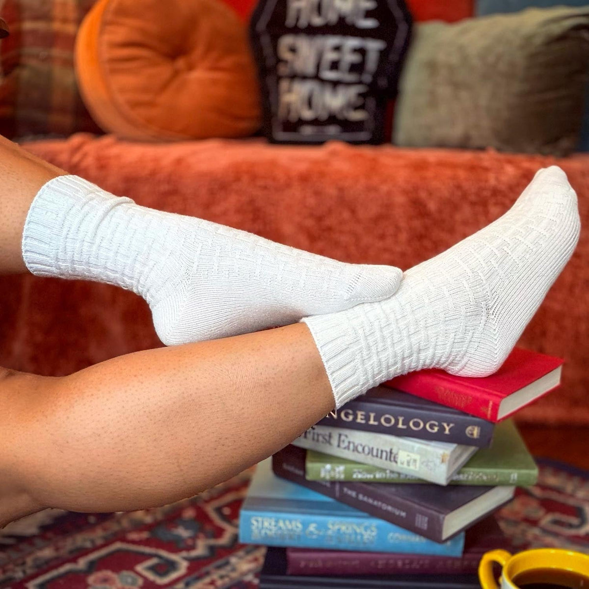 Everyday Crew Socks - 5 Pairs in White
