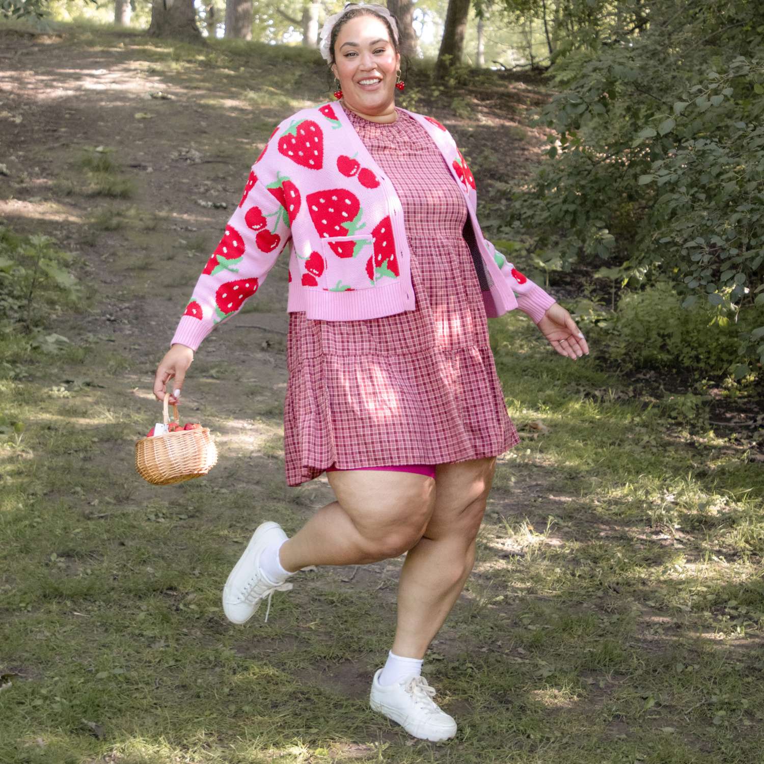 Cotton Rich Cardigan - Strawberry