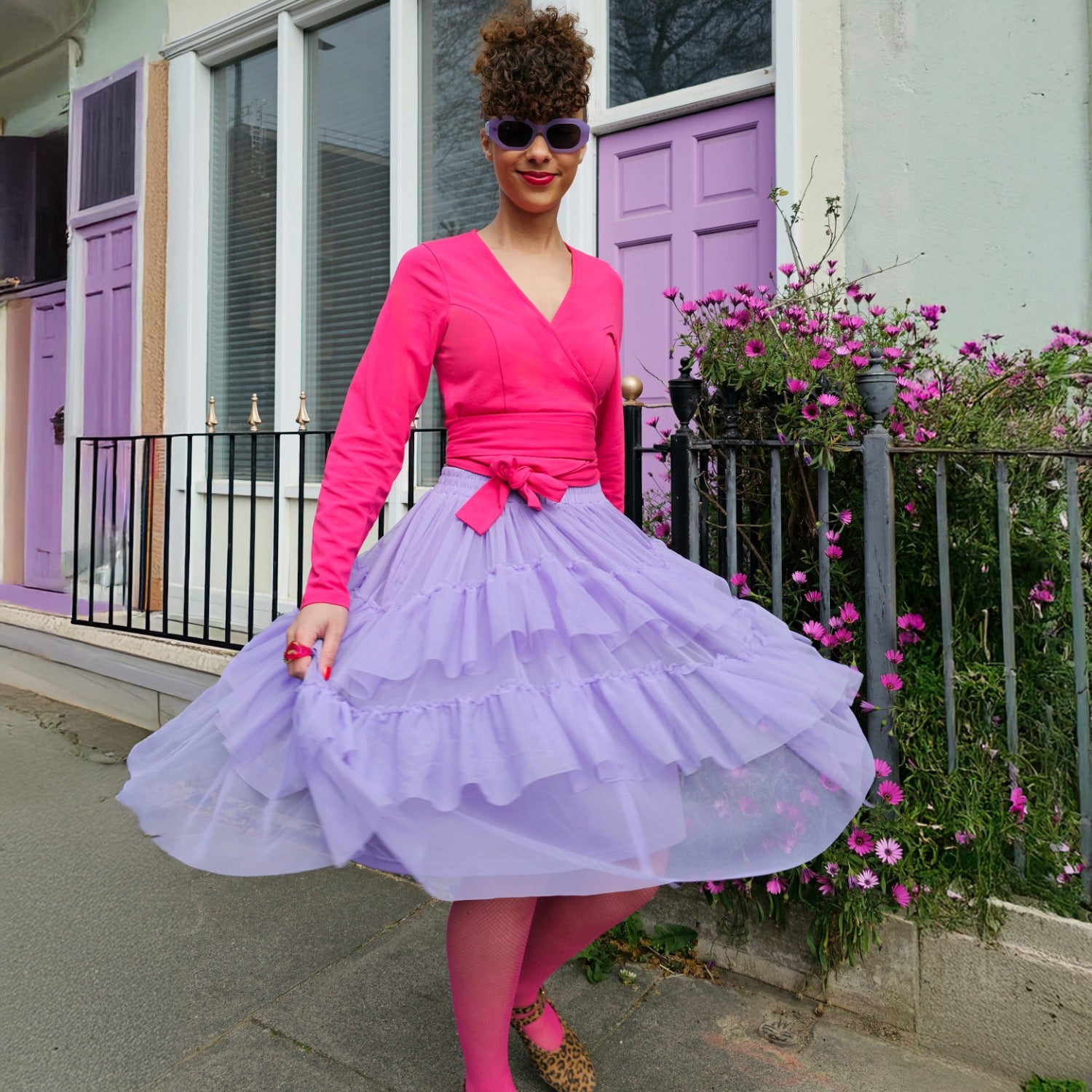 Snag Lavender Soft Mesh Skirt | Inclusive Sizing