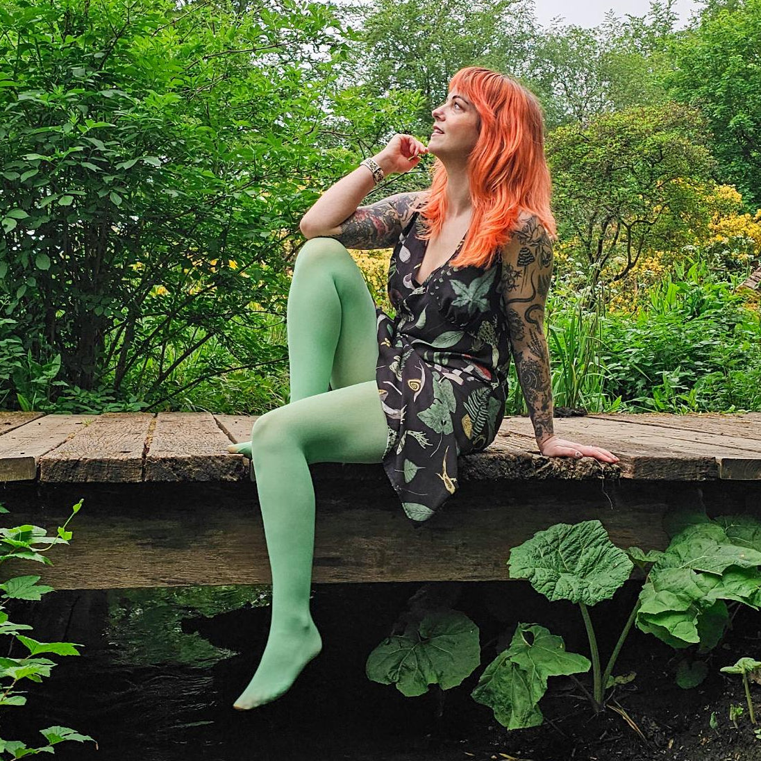 50 Denier Semi-Opaque Tights - Twister
