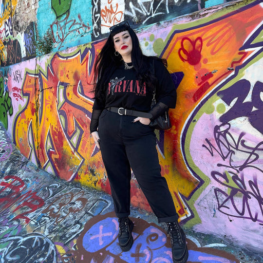 FOX BLACK LEGEND MOM FIT JEANS