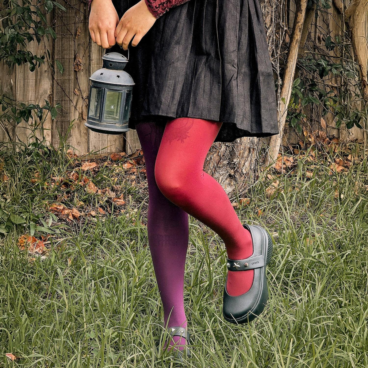 80 Denier Duo Tights - Plurgundy