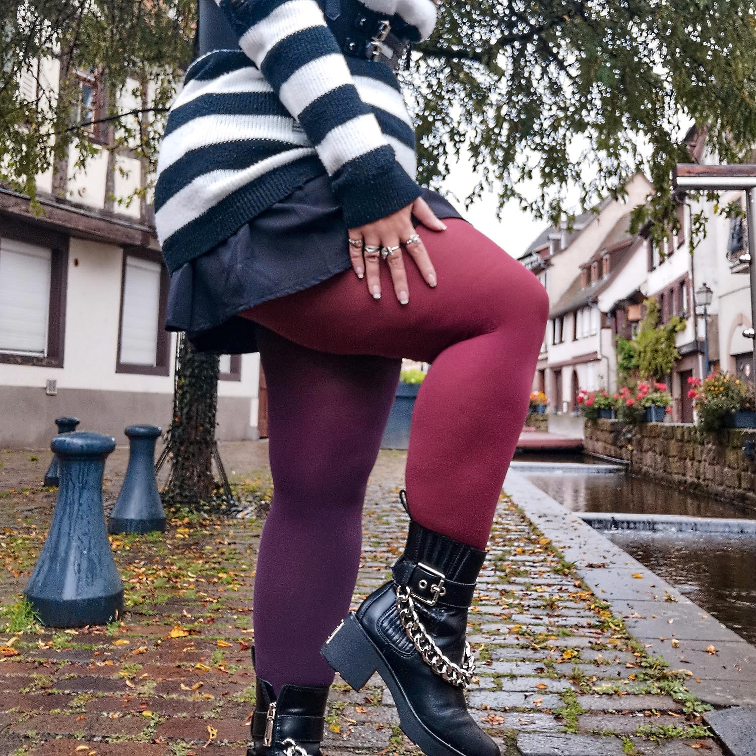 Duo Tights in Plum Burgundy – Snag