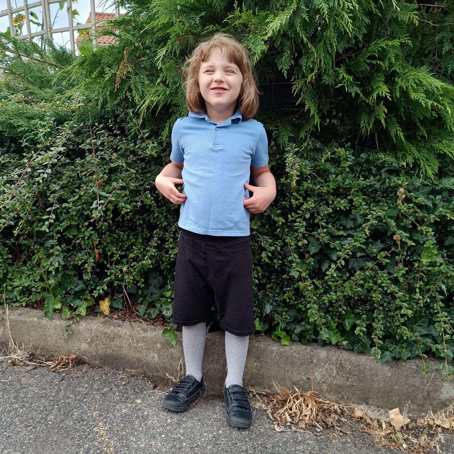 Kids Cotton Tights Marl Grey – Snag