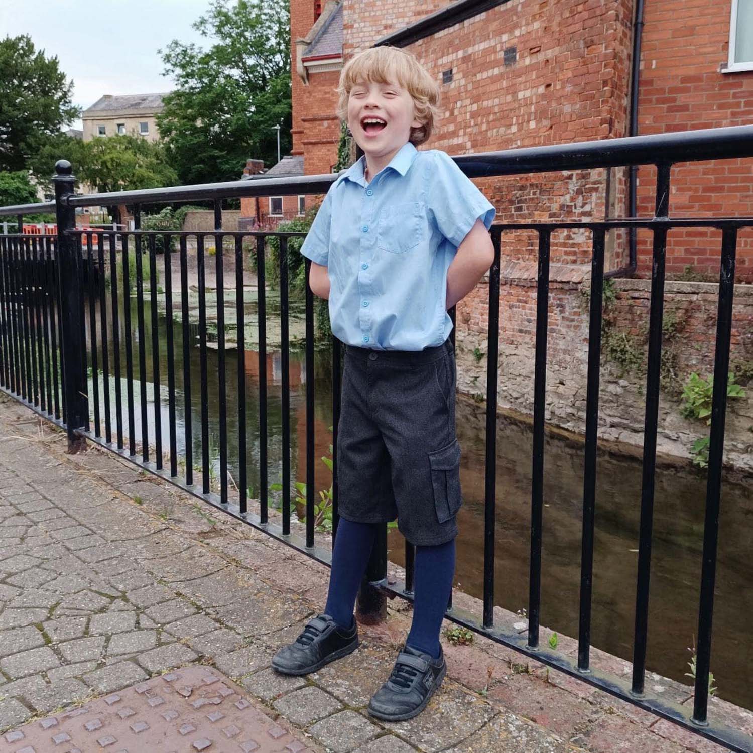 Kids Cotton Tights Navy – Snag