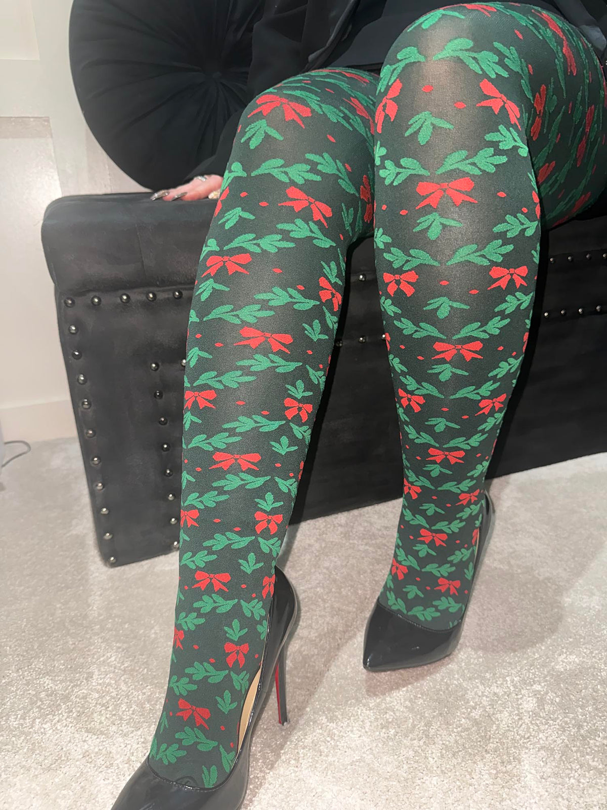 Holly Dolly Tights - Crocodile