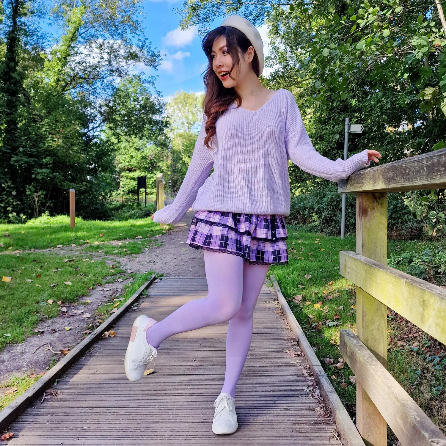 120 Denier Tights - Wisteria