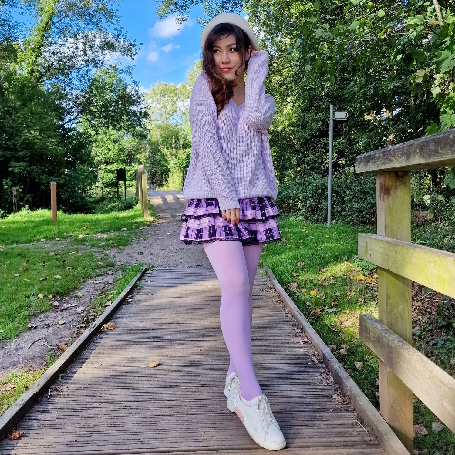 120 Denier Tights - Wisteria