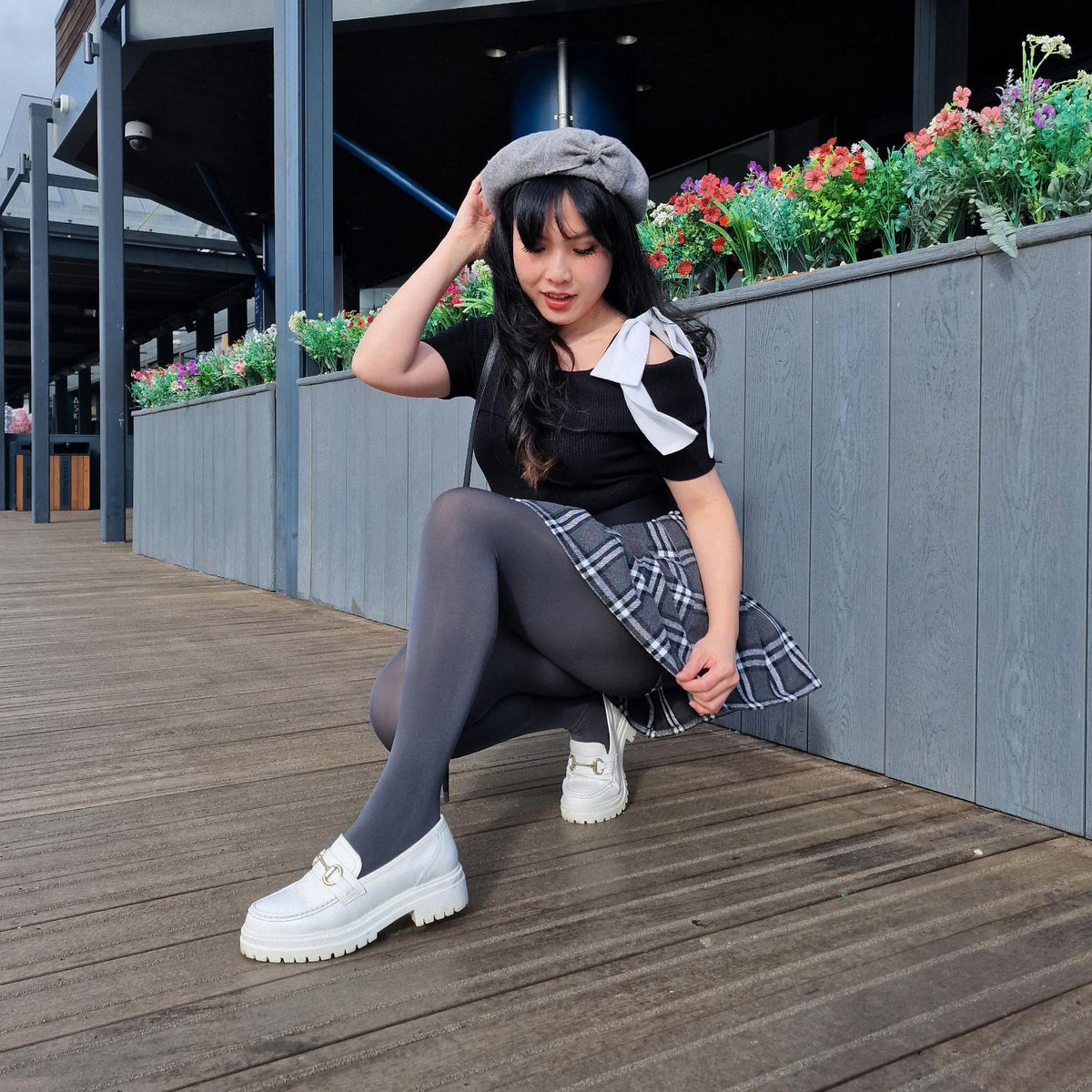 Stay Cool 80 Denier Tights - Slate