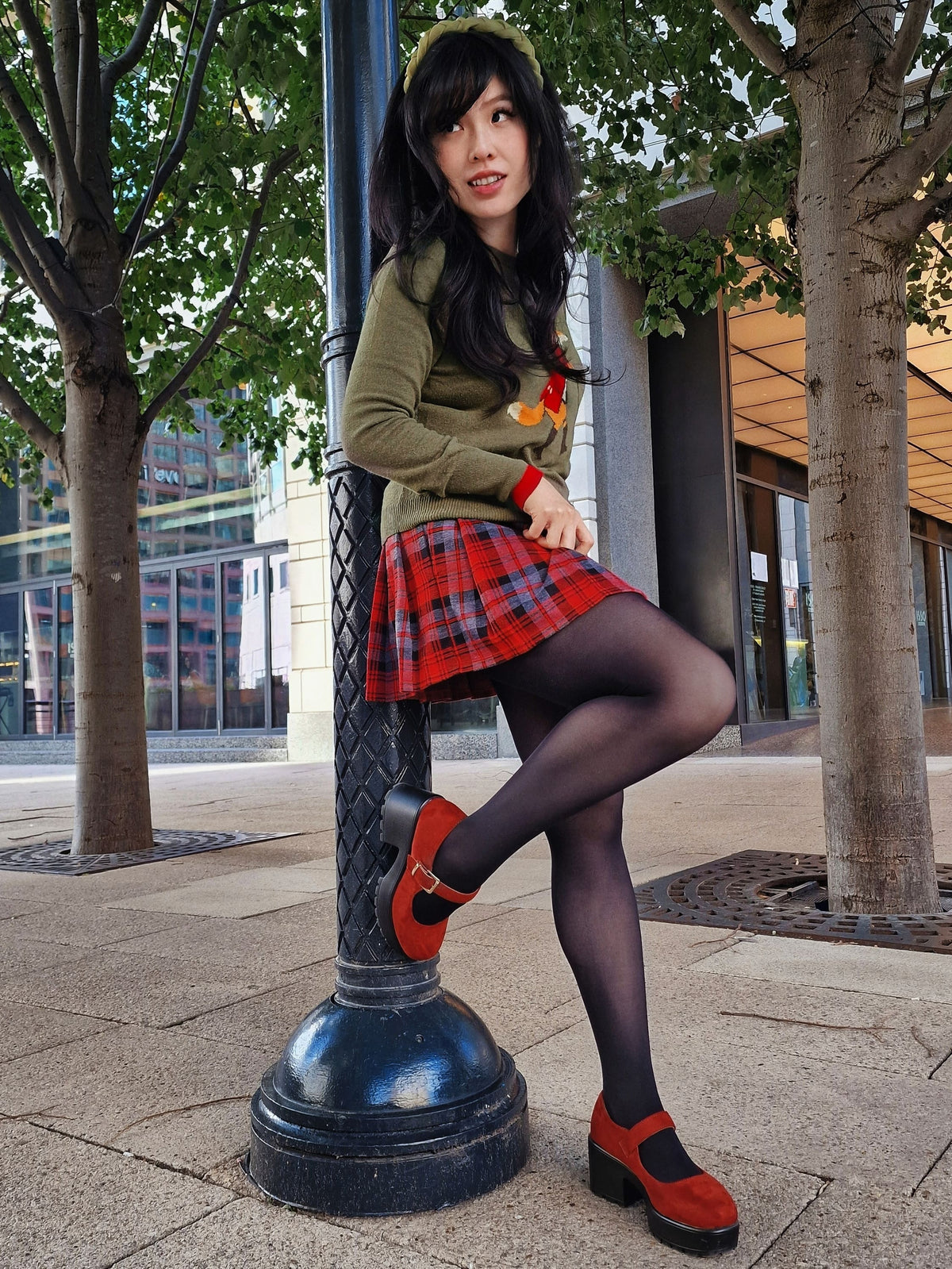 50 Denier Semi-Opaque Tights - Black