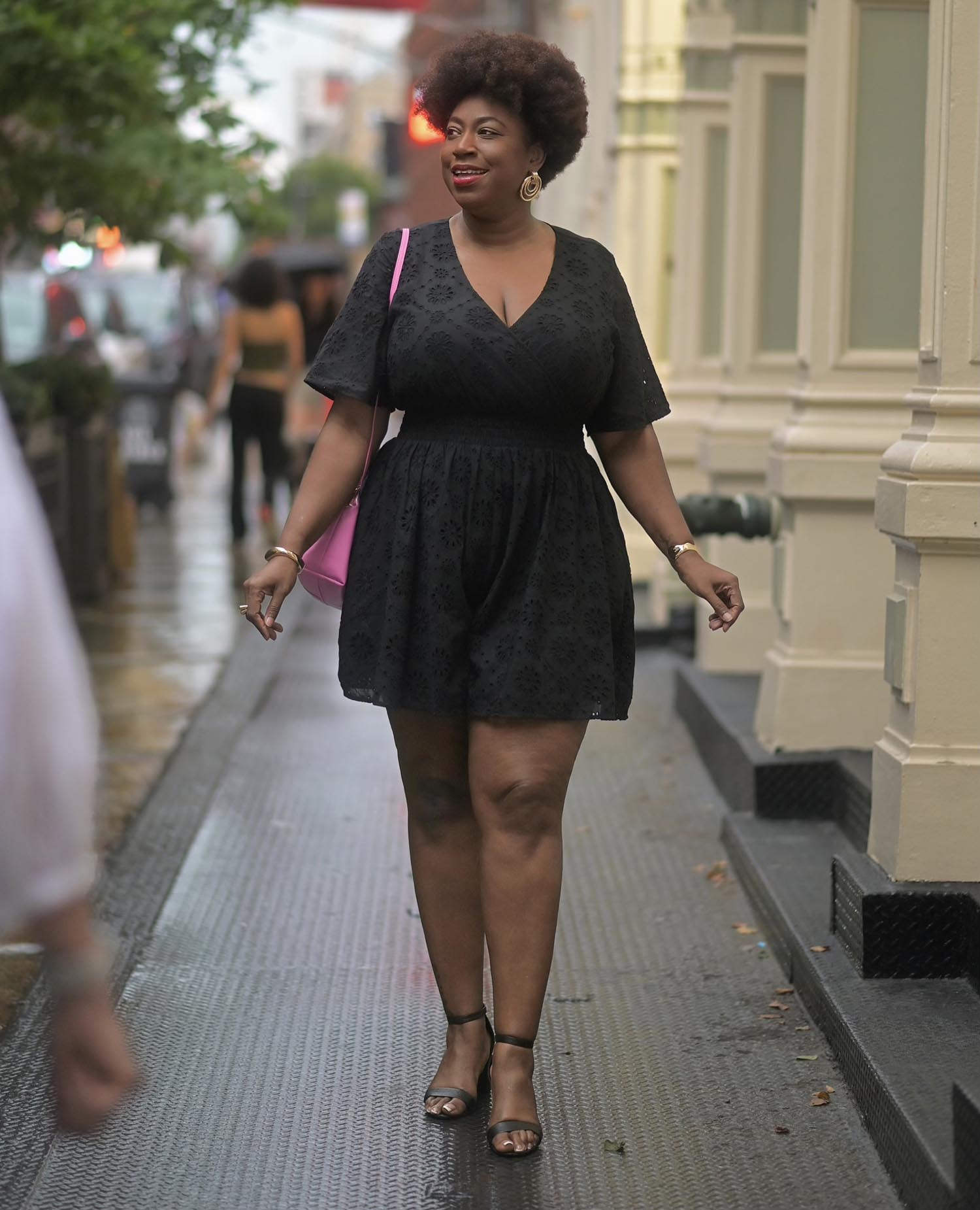 Broderie Anglaise Playsuit Black – Snag - Main Image