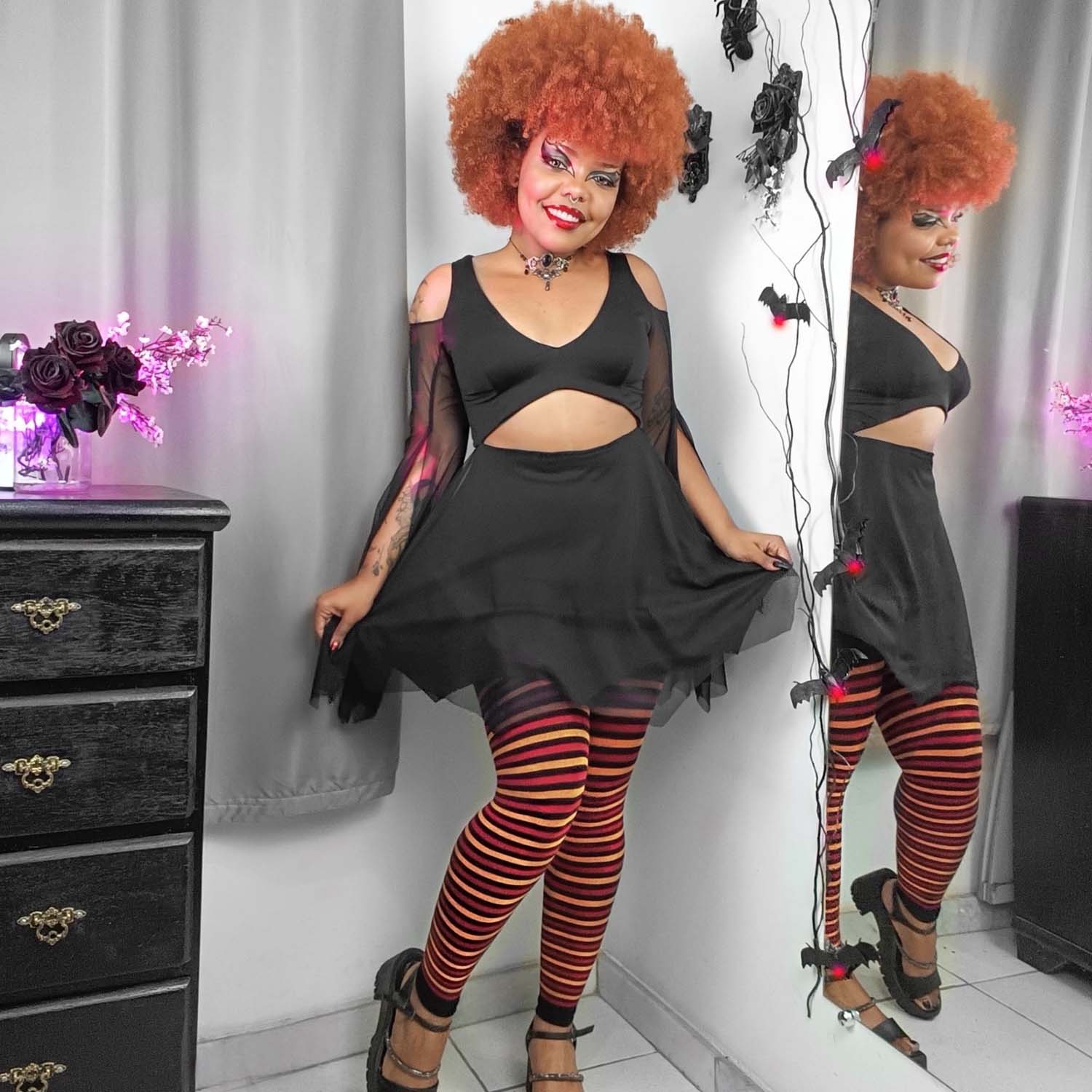 Cinnabar Footless Tights Arctinae