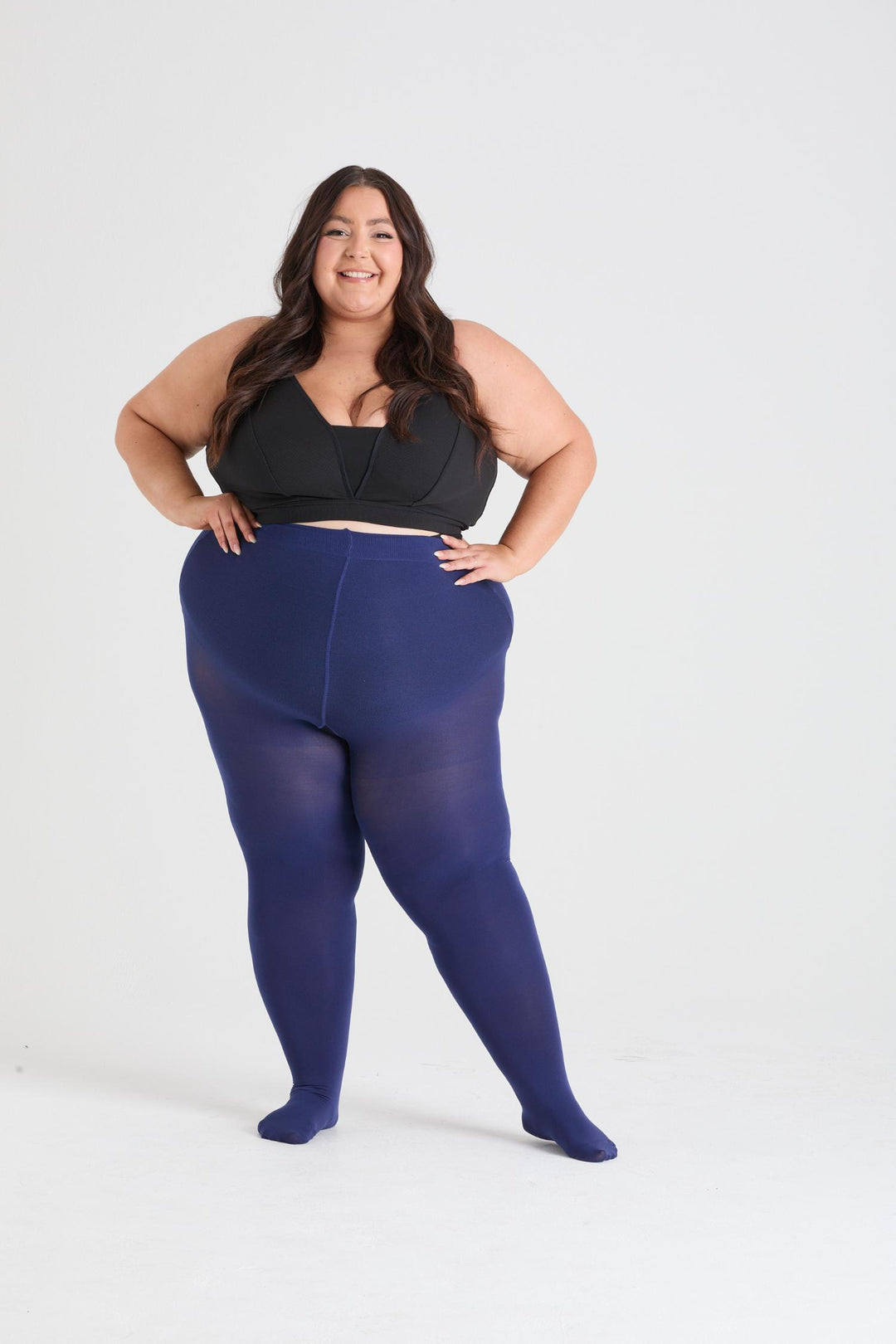Classic Navy Tights 80 Denier Castor Oil Tights Snag classic-navy-tights-80-denier-castor-oil-tights-snag