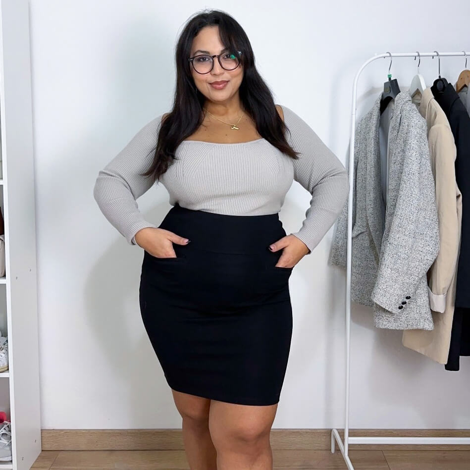 Mini Pencil Skirt - Black (V2)