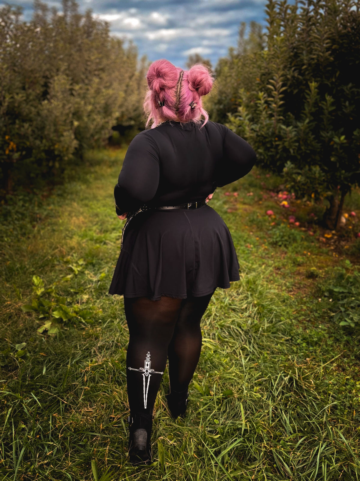 80 Denier Tights - Midnight Executioner