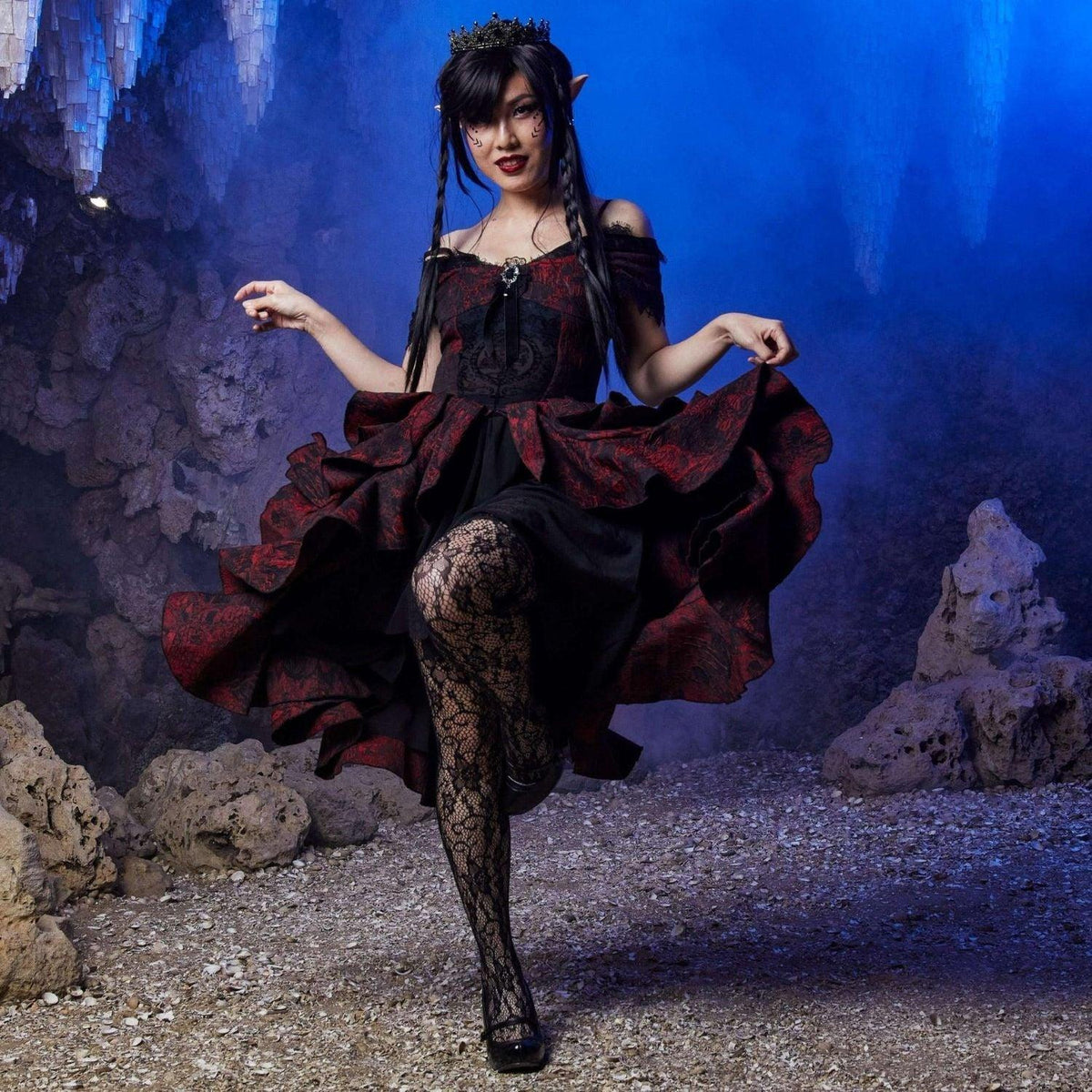 ACOTAR Fishnet Tights - Thorns & Roses - Snag
