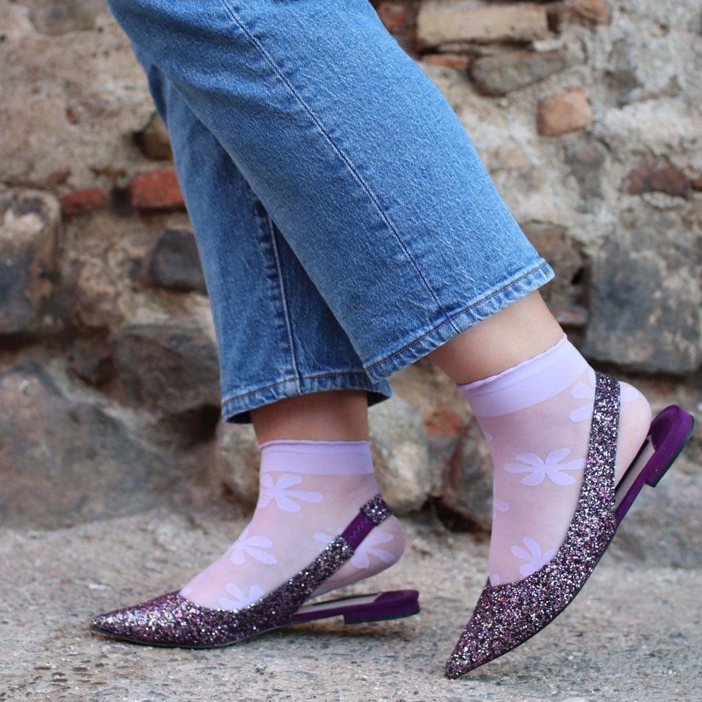 Socks - Ankle Sock Pop - Cassis De Violet