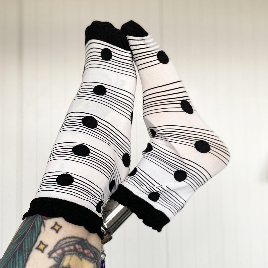 Socks - Ankle Sock Wafer - Black