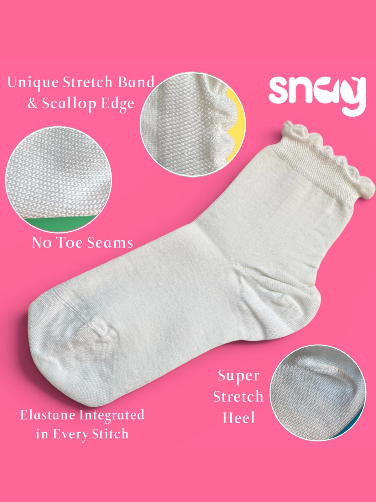Ultimate Bamboo Ankle Socks - Happy Feet 4 Pairs Bundle