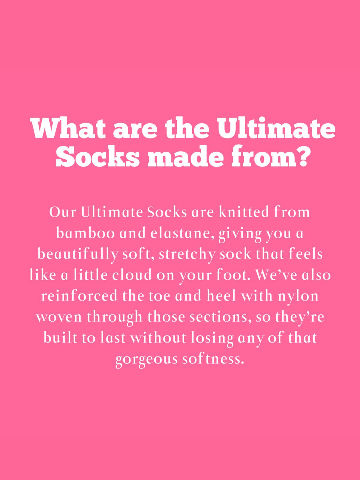 Ultimate Bamboo Ankle Socks - Happy Feet 4 Pairs Bundle