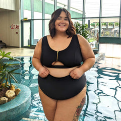 Bikini Top - Hasta La Vista - Black - Snag