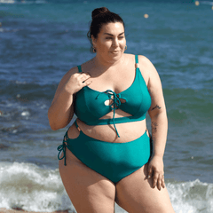 Bikini Top - What Babe? - Teal - Snag