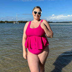 Bikini Top - Who you gonna call? - Hot Pink - Snag