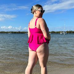 Bikini Top - Who you gonna call? - Hot Pink - Snag