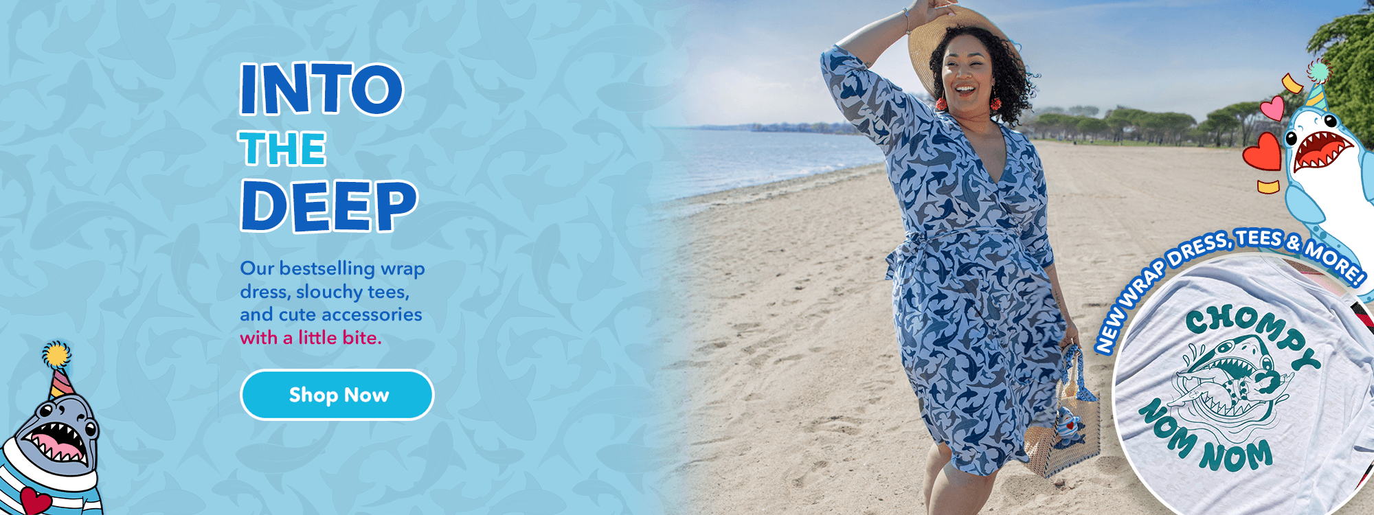 Shark Print Collection: Wrap Dress, Tees & More | Snag