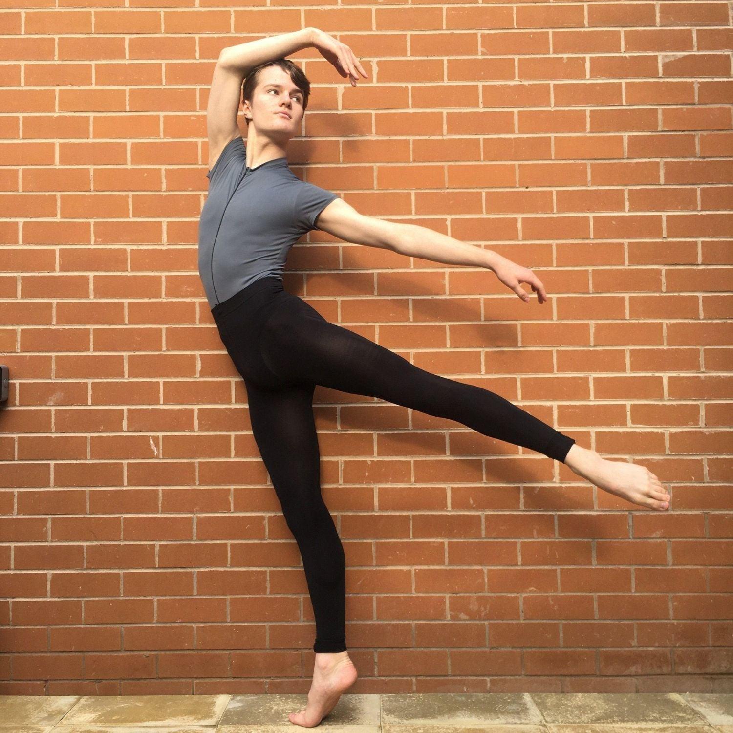 Black 120 Denier Dance Tights Snag Tights - Main Image