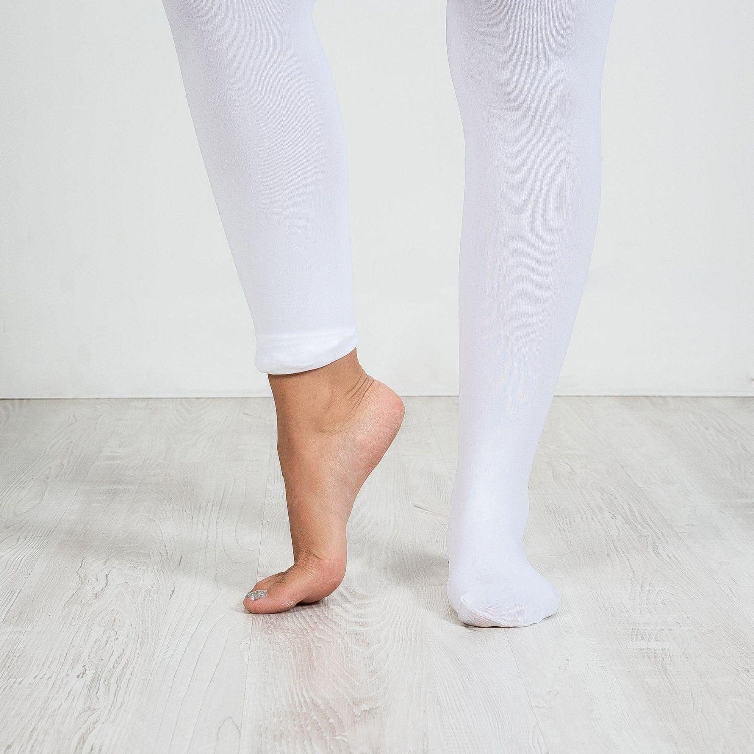 White 120 Denier Dance Tights Snag Tights white-120-denier-dance-tights-snag-tights