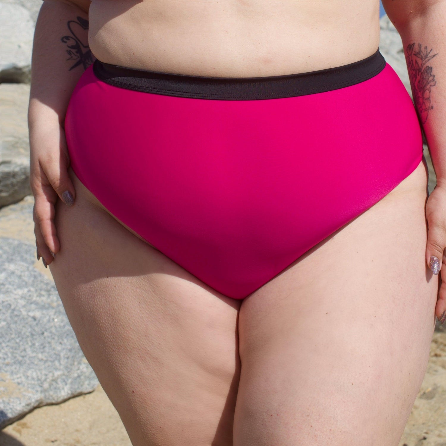 Hasta La Vista Bikini Bottoms - Hot Pink - Snag