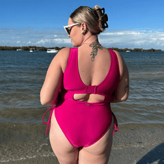 I'll fly with you Swimsuit - Hot Pink - Snag