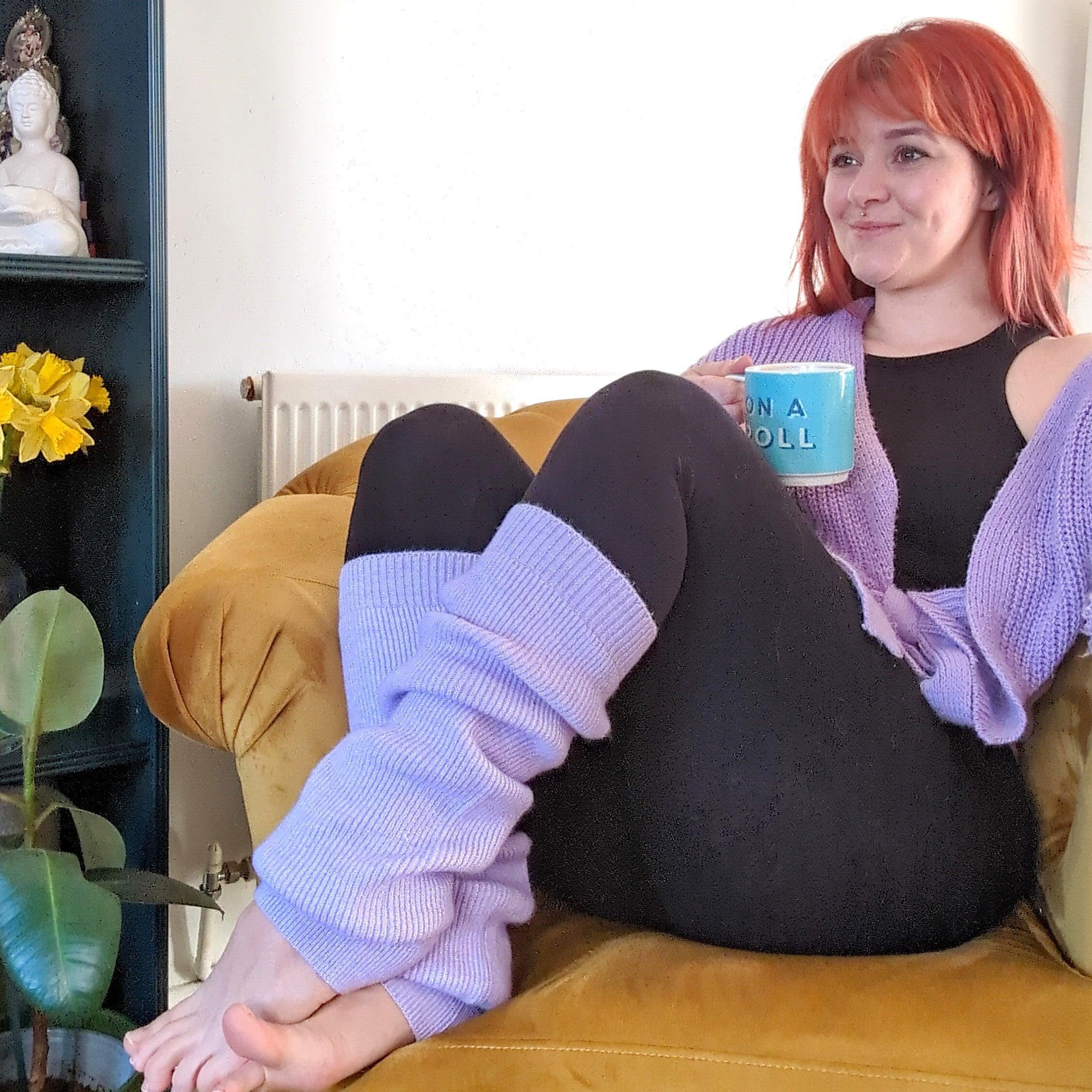 Leg Warmers Periwinkle