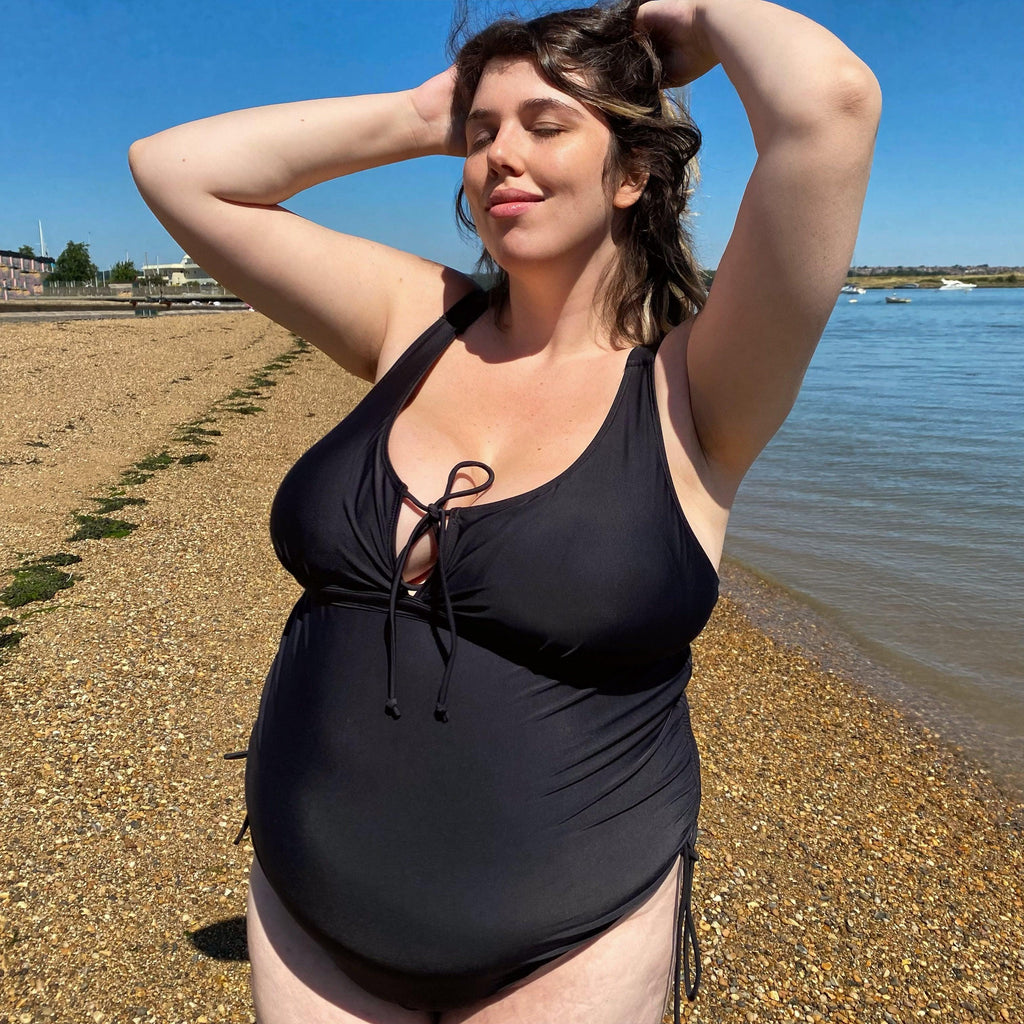 Maternity Swimsuit - That loving feel'in - Black - Snag