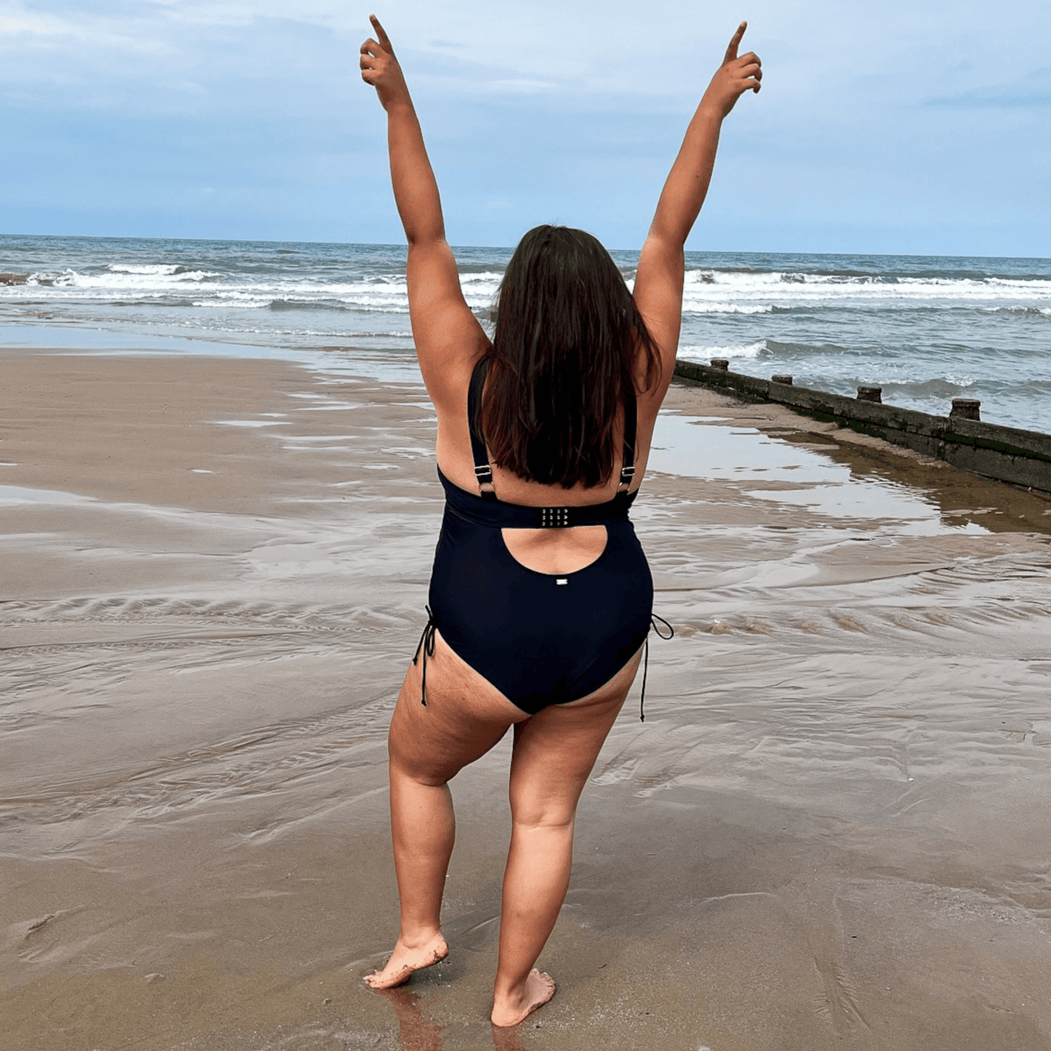Maternity Swimsuit - That loving feel'in - Black - Snag