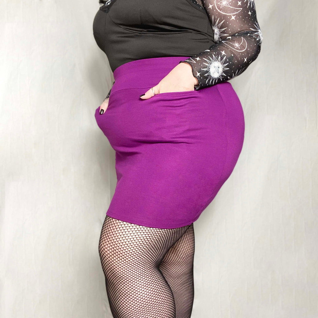 Pencil Skirt - Figgy Pudding