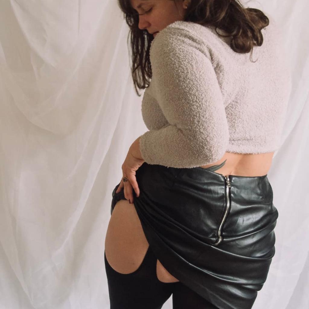 Mock Garter Tights Sexy AF
