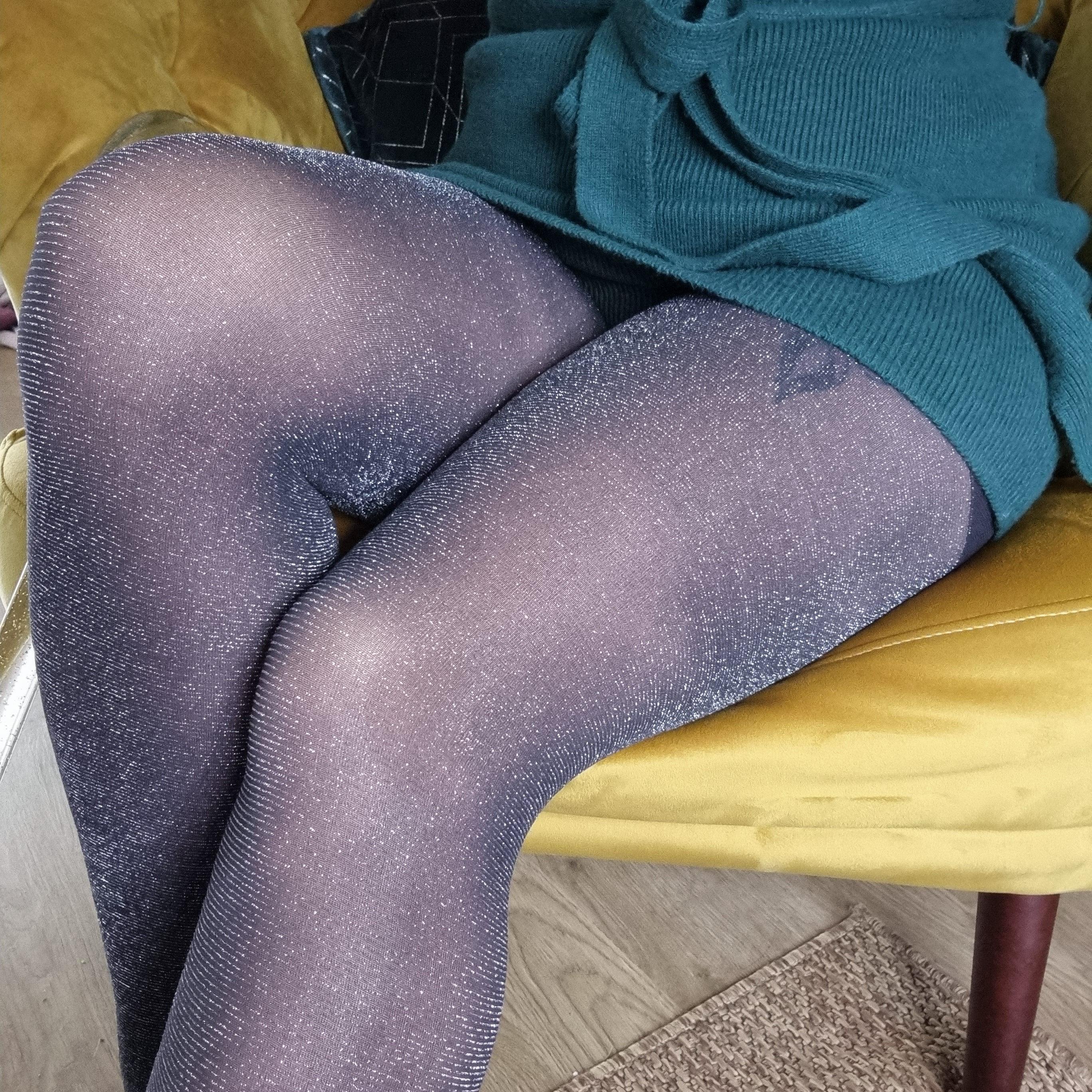 Purple Sparkle Leggings/Tights