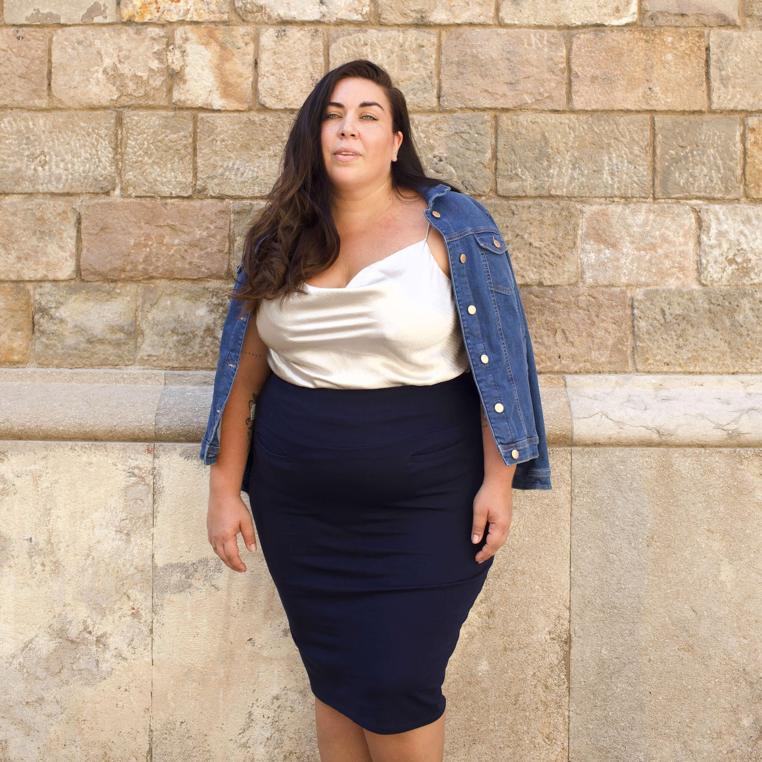 Pencil Skirt - Navy - Snag