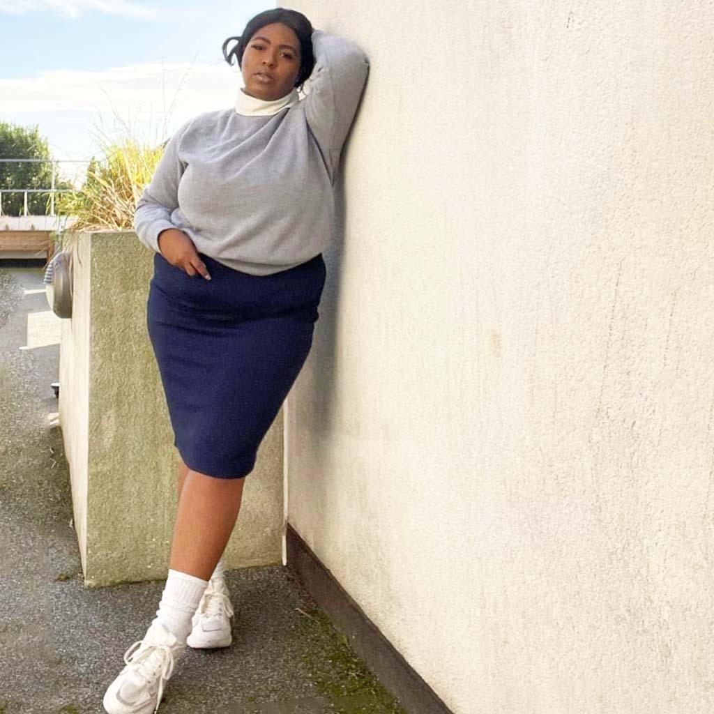 Pencil Skirt - Navy - Snag