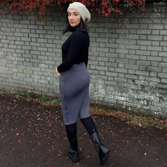 Pencil Skirt - Slate Grey - Snag