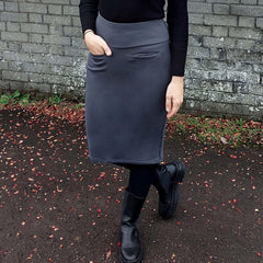 Pencil Skirt - Slate Grey - Snag