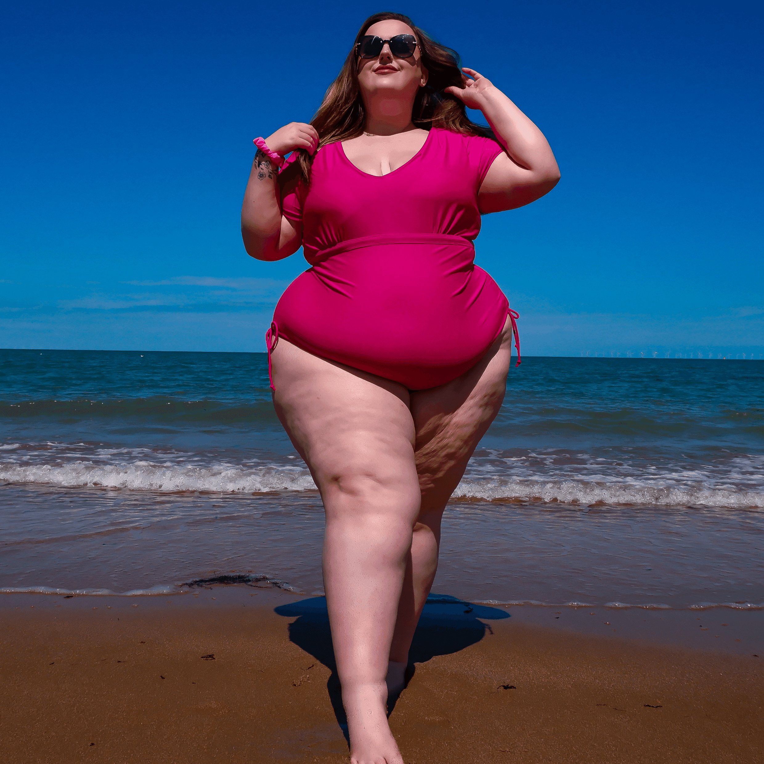 Show me money Swimsuit Hot Pink