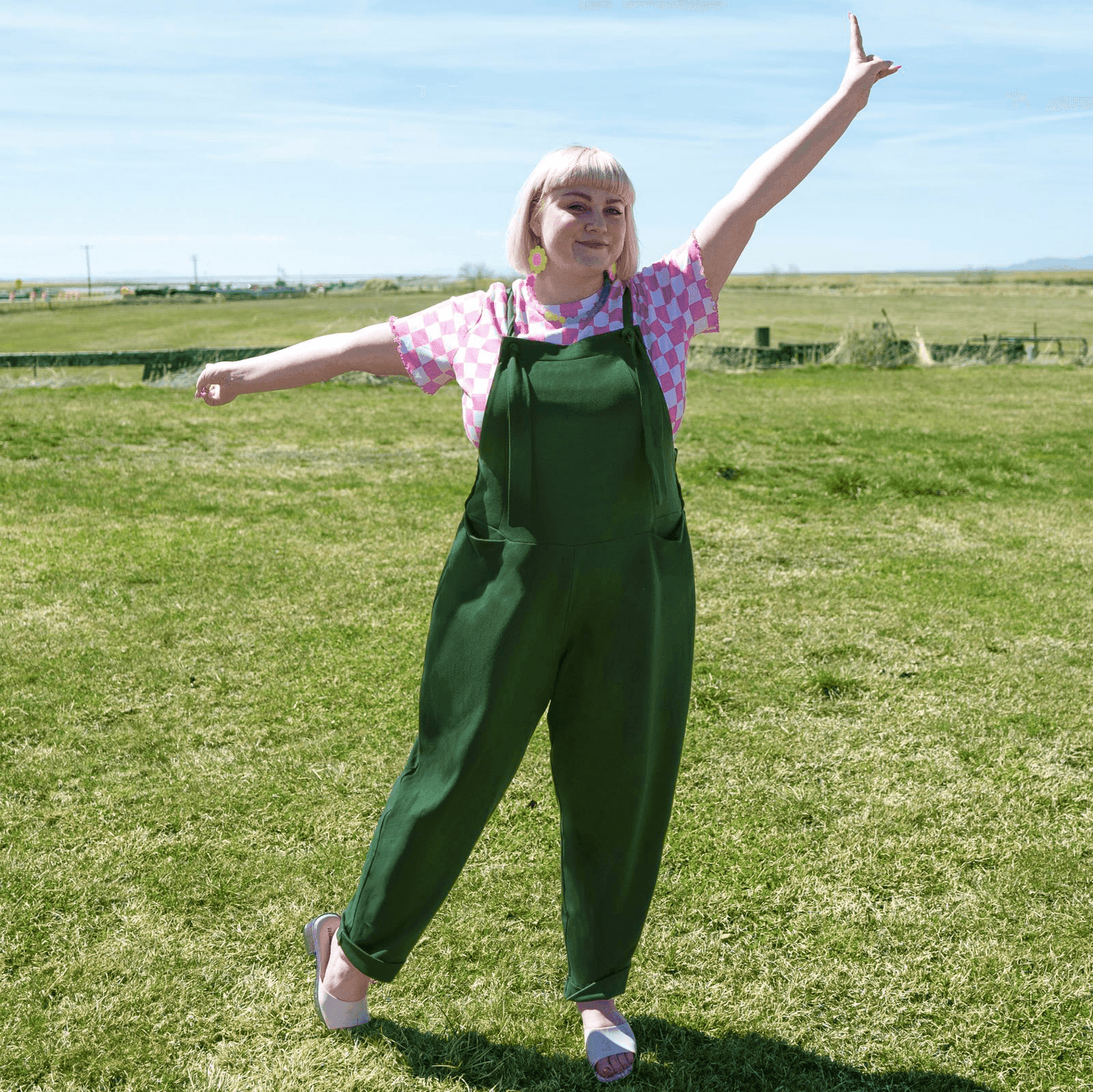 Snagaree Dungarees - Hit the Bottle Green - Snag