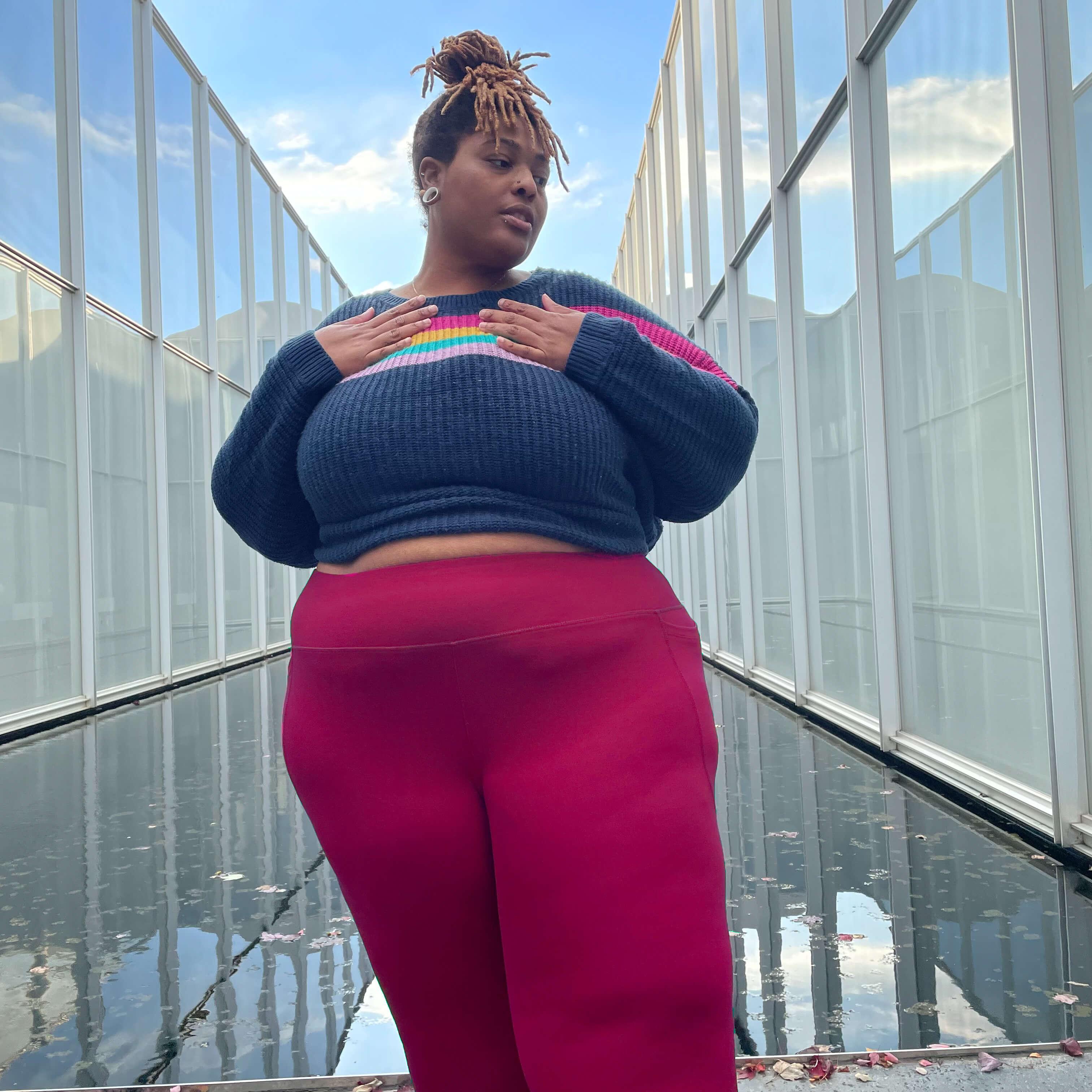 Squat Proof Leggings Raspberry Pie